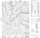 106L07 Gillis Lakes Topographic Map Thumbnail 1:50,000 scale
