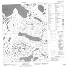 106N15 Sunny Lake Topographic Map Thumbnail 1:50,000 scale