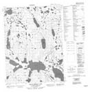 106N16 Wood Bridge Lake Topographic Map Thumbnail 1:50,000 scale