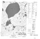 106O12 Travaillant Lake Topographic Map Thumbnail 1:50,000 scale