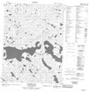106O14 Tenlen Lake Topographic Map Thumbnail 1:50,000 scale