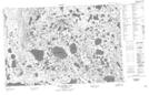 107B01 Lost Reindeer Lakes Topographic Map Thumbnail 1:50,000 scale