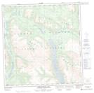 115G10 Serpenthead Lake Topographic Map Thumbnail 1:50,000 scale