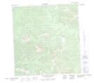 115G16 Rhyolite Creek Topographic Map Thumbnail 1:50,000 scale