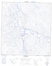 115I01 Carmacks Topographic Map Thumbnail 1:50,000 scale