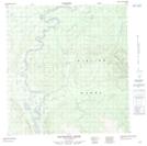 115J04 Mackinnon Creek Topographic Map Thumbnail 1:50,000 scale