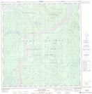 115K08 Snag Creek Topographic Map Thumbnail 1:50,000 scale