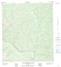 115N16 Enchantment Creek Topographic Map Thumbnail