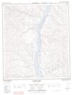 115O13 Garner Creek Topographic Map Thumbnail 1:50,000 scale