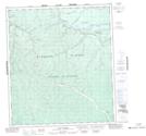 115O15 Flat Creek Topographic Map Thumbnail 1:50,000 scale