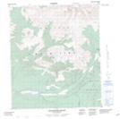 116B06 Chandindu River Topographic Map Thumbnail 1:50,000 scale
