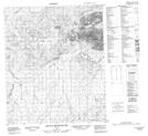 116G03 Mount Skookum Jim Topographic Map Thumbnail 1:50,000 scale