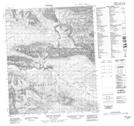 116G08 Mount Jeckell Topographic Map Thumbnail 1:50,000 scale