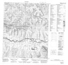 116H15 Pothole Lake Topographic Map Thumbnail 1:50,000 scale