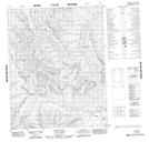 116J10 Cody Hill Topographic Map Thumbnail 1:50,000 scale