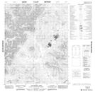 116K15 Bluefish Lake Topographic Map Thumbnail 1:50,000 scale
