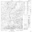 116N02 Bluefish River Topographic Map Thumbnail