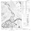 116O12 Old Crow Topographic Map Thumbnail 1:50,000 scale