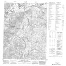 116P09 Mcdougall Pass Topographic Map Thumbnail 1:50,000 scale