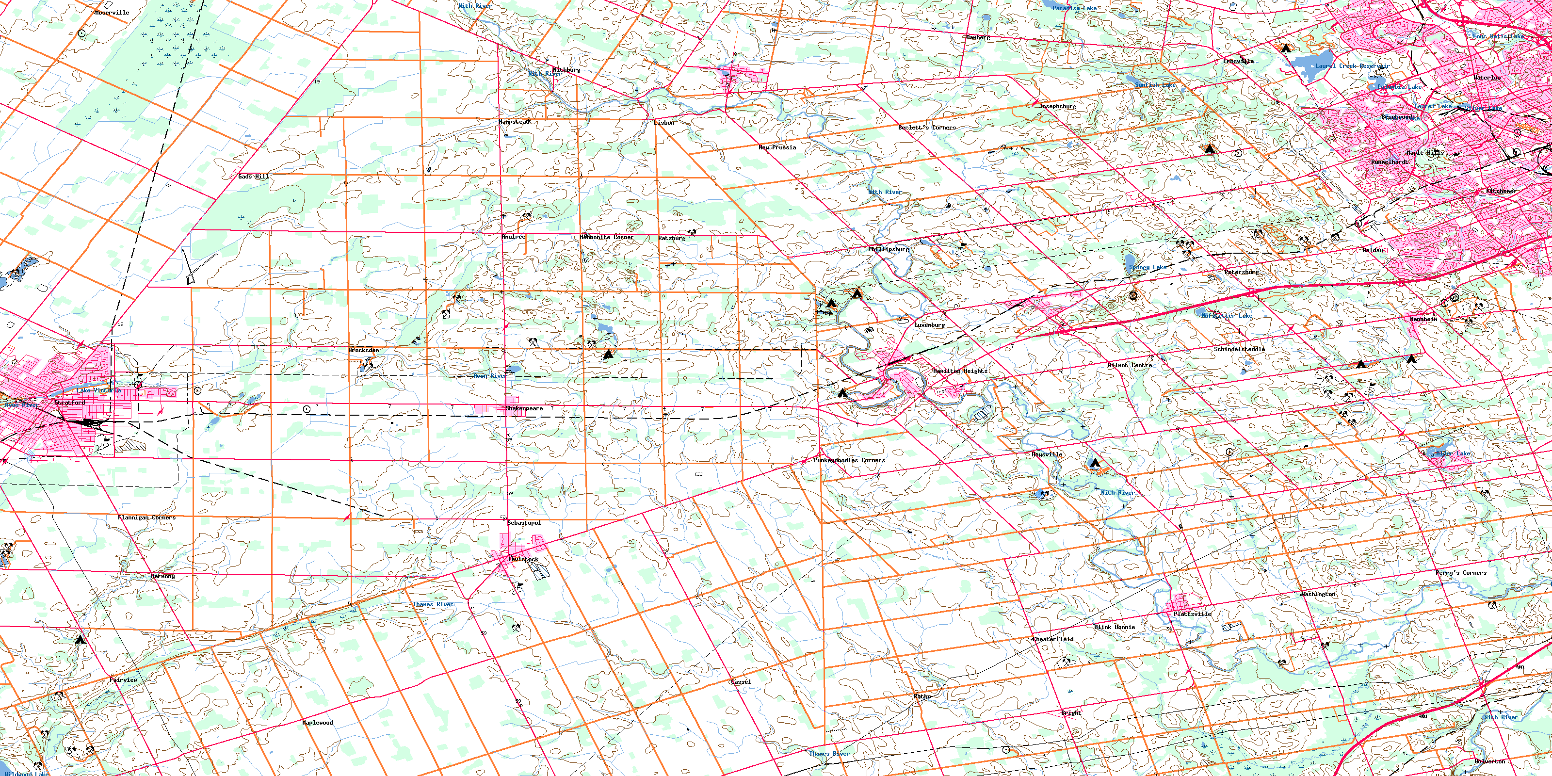 Map stratford ontario Stratford, Ontario