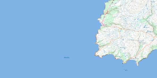 St Bride's Topographic map 001L16 at 1:50,000 Scale