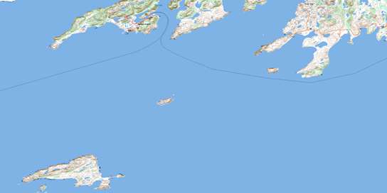 Harbour Breton Topo Map 001M05 at 1:50,000 scale - National Topographic System of Canada (NTS) - Toporama map