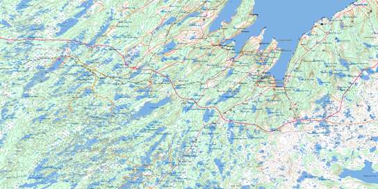 Holyrood Topographic map 001N06 at 1:50,000 Scale