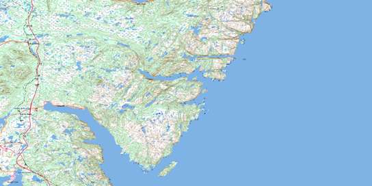 Sunnyside Topographic map 001N13 at 1:50,000 Scale