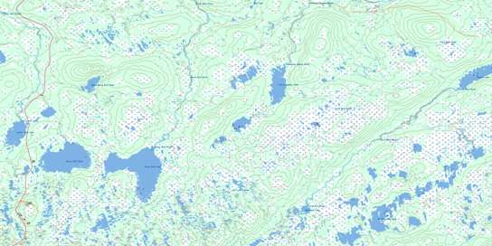 Great Gull Lake Topo Map 002D06 at 1:50,000 scale - National Topographic System of Canada (NTS) - Toporama map