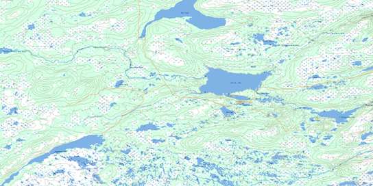 Kepenkeck Lake Topo Map 002D07 at 1:50,000 scale - National Topographic System of Canada (NTS) - Toporama map