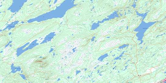 Hodges Hill Topo Map 002E04 at 1:50,000 scale - National Topographic System of Canada (NTS) - Toporama map