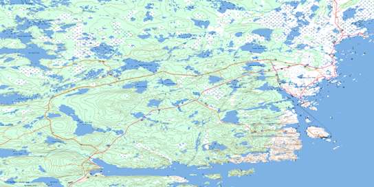 Wesleyville Topographic map 002F04 at 1:50,000 Scale