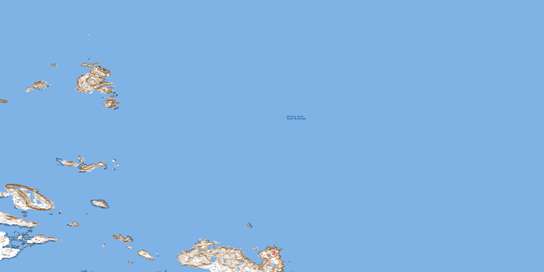 Ferret Islands Topographic map 003E12 at 1:50,000 Scale