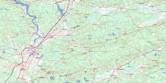 Shubenacadie Topographic map 011E03 at 1:50,000 Scale