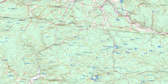 Hopewell Topo Map 011E07 at 1:50,000 scale - National Topographic System of Canada (NTS) - Toporama map