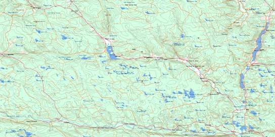 Lochaber Topographic map 011E08 at 1:50,000 Scale