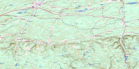 Oxford Topographic map 011E12 at 1:50,000 Scale