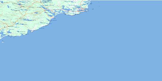 Framboise Topo Map 011F09 at 1:50,000 scale - National Topographic System of Canada (NTS) - Toporama map