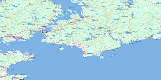 St Peter's Topo Map 011F10 at 1:50,000 scale - National Topographic System of Canada (NTS) - Toporama map