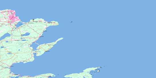 Glace Bay Topographic map 011J04 at 1:50,000 Scale