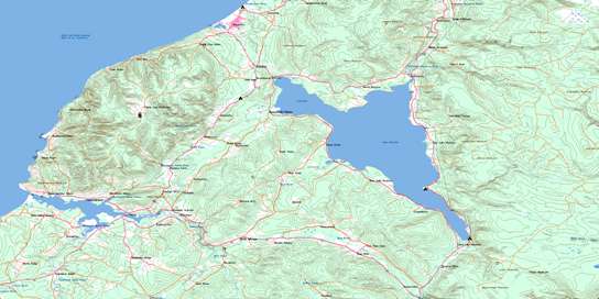 Lake Ainslie Topographic map 011K03 at 1:50,000 Scale