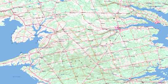 Montague Topo Map 011L02 at 1:50,000 scale - National Topographic System of Canada (NTS) - Toporama map
