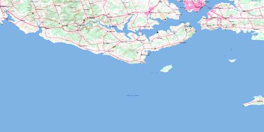 Charlottetown Topo Map 011L03 at 1:50,000 scale - National Topographic System of Canada (NTS) - Toporama map