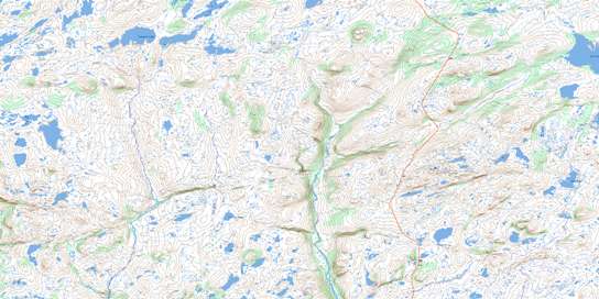 Peter Snout Topo Map 011P13 at 1:50,000 scale - National Topographic System of Canada (NTS) - Toporama map