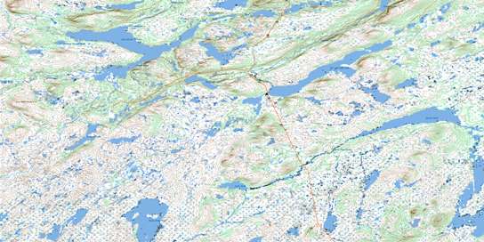 King George Iv Lake Topographic map 012A04 at 1:50,000 Scale