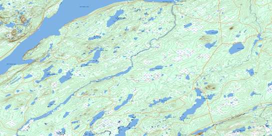 Lake Ambrose Topo Map 012A10 at 1:50,000 scale - National Topographic System of Canada (NTS) - Toporama map