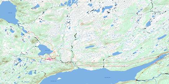 Buchans Topo Map 012A15 at 1:50,000 scale - National Topographic System of Canada (NTS) - Toporama map