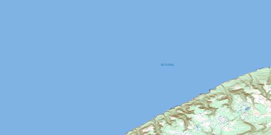 Little Friars Cove Topo Map 012B03 at 1:50,000 scale - National Topographic System of Canada (NTS) - Toporama map