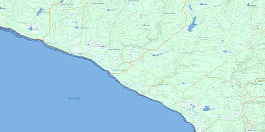 Riviere Au Fusil Topo Map 012E12 at 1:50,000 scale - National Topographic System of Canada (NTS) - Toporama map