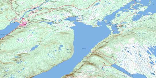 Deer Lake Topographic map 012H03 at 1:50,000 Scale